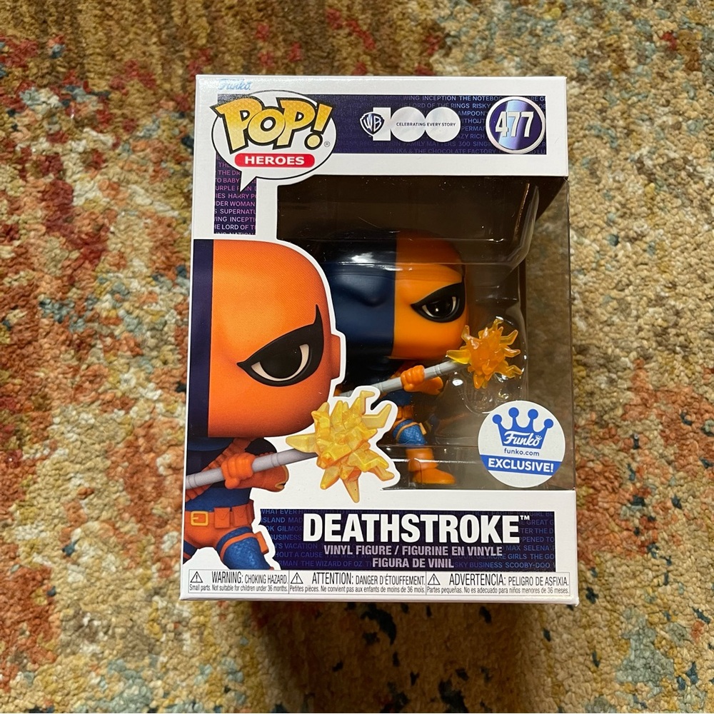 FUNKO POP FUNKO EXCLUSIVE 
DEATHSTROKE #477

Will ship with great care!